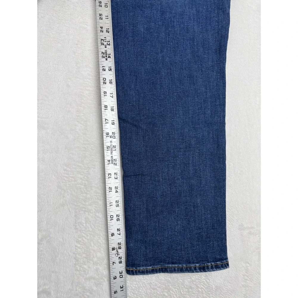 Lucky Brand 410 Athletic Straight Mens 40x30 Jeans Blue Denim Medium Wash